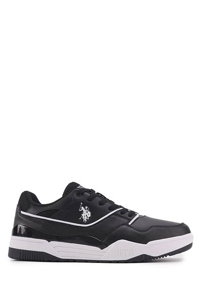 U.S. Polo Assn. Βάση. Polo Assn. Ανδρικό Sneaker Μαύρο - Λευκό