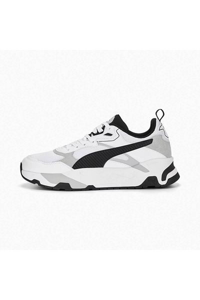 Puma Τριάδα 389289 -01 Ανδρικό Sneaker - Λευκό και Μαύρο