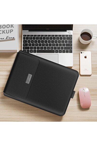 TEKNETSTORE Macbook Pro Air 13 M1-M2 2020/2022 Шкіряна сумка з магнітом - Моделі A2179-A2337-A2338-A2251-A2159-A1989-A1708