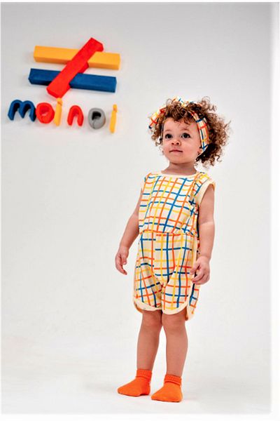Moi Noi Jumpsuit Shorts Beige - Line