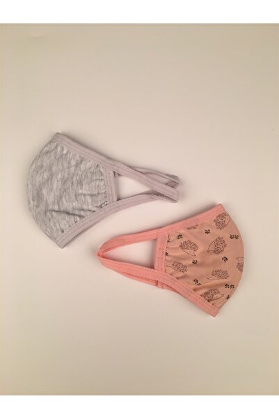 Bibaby Organik Maske 2li Kirpi Pembe - Kar Melanj