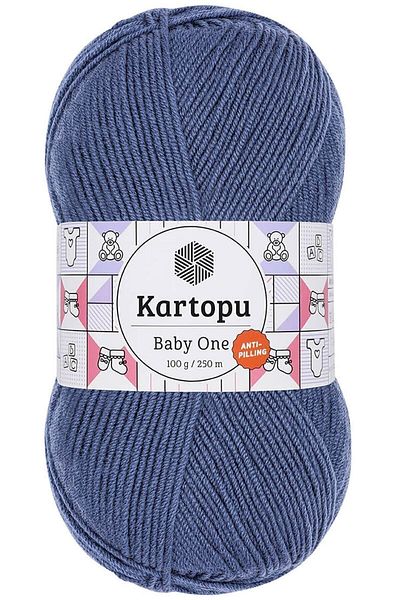 Kartopu Baby One Μη τρίχωμα Baby Wool Σκούρο Μπλε K1533
