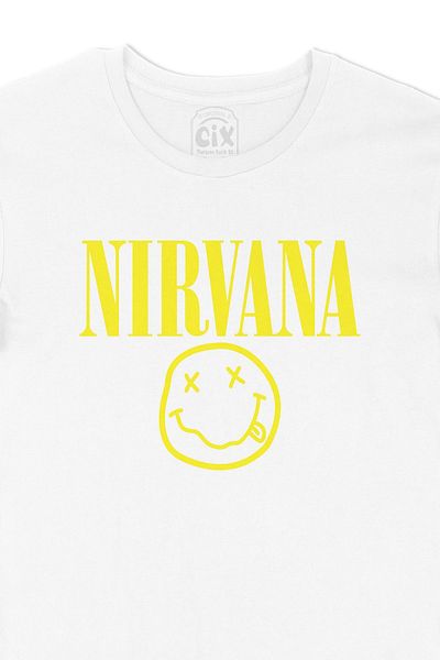 Cix Μπλουζάκι Nirvana Yellow Design