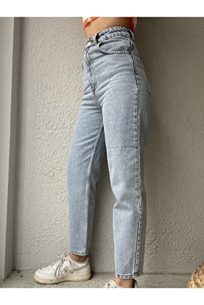 WODDİ Ψηλόμεσο Mom Jean Pants Karyıkama