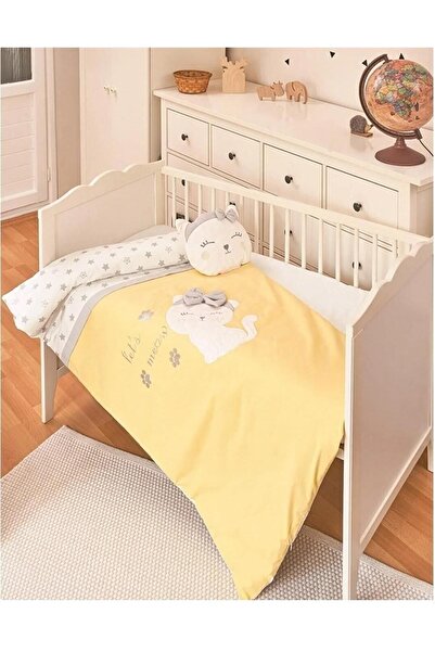 Bibaby Cute Cat Duvet Set 69098 Yellow