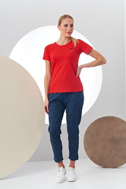 PJS 24171 Жіночий спортивний комплект з кишенями та візерунком