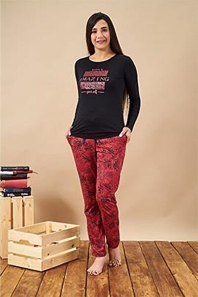 PJS 21827 Women's Long Sleeve Pajamas Set