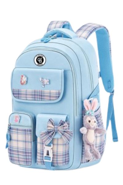 tiny wood Bag Primary School Girl - Ultra Light, Black-Blue, Primary School and Middle School Bag