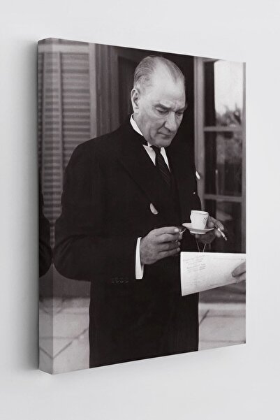 Şehzat Atatürk Kanvas Tablo Dekoratif Atatürk Portre Tablo 188