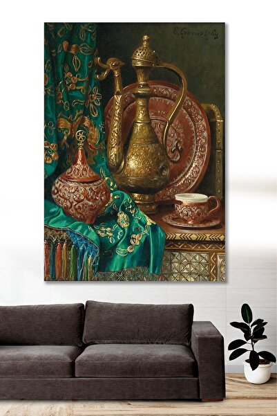 Şehzat 50x70 Antikalar Duvar Kanvas Tablo
