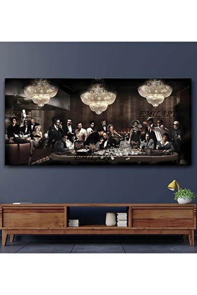 Celebrity Gambling Table HD Quality Canvas Painting Add Elegance to Home, Office