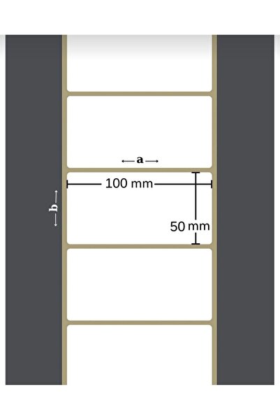 ENDA ETİKET 50*100 Baskisiz Eko Termal Etiket 1.kalite