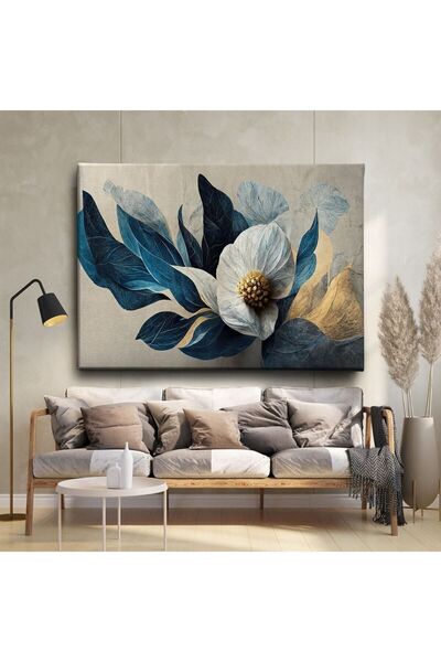 Şehzat Dekor Ofisi Soyut Sanat Cennet Çiçeği Dekoratif Kanvas Tablo