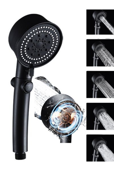 Go İthalat Shower Head with Propeller Cooling Design 5 Modes (4619)
