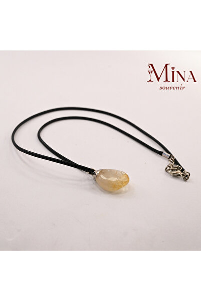 Mina Souvenir قلادات للرجال والنساء من الحجر الطبيعي