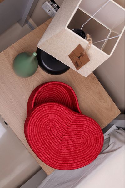 ModaCardin 20X20 Jute Wicker Oval Organizer with Lid
