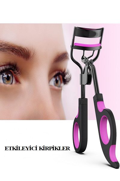 newnet Easy-To-Use Eyelash Curler with Intense Volume, Eyelash Protection, Soft Silicone Pad