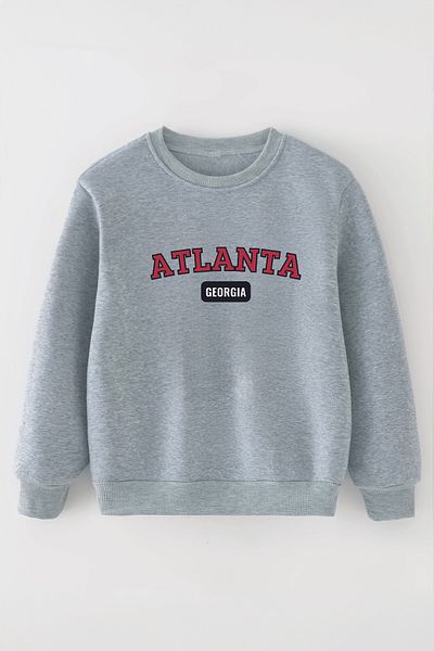 MYADA Детски суитшърт Atlanta Georgia Oversize - Дизайн по поръчка 12442