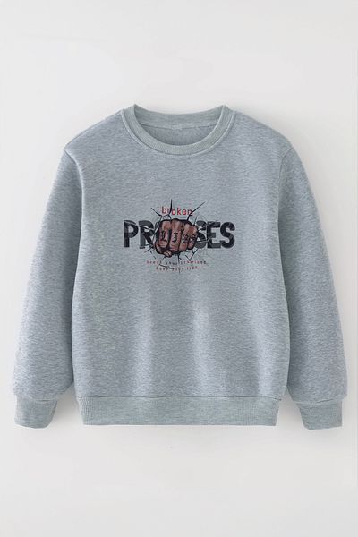 MYADA Специален дизайн - Детски суитшърт Broken Process Oversize 12529