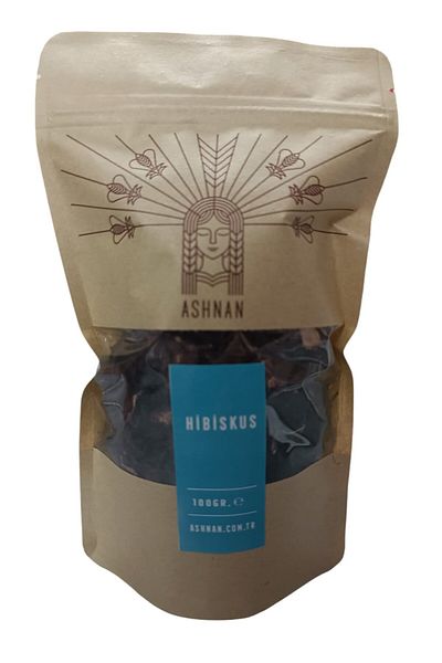 Ashnan 100g Hibiscus - Pomegranate Flower, Okra Flower and Mekka Rose Hibiscus Tea