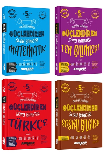 Ankara Yayıncılık Ankara 5. Sınıf Matematik + Fen Bilgisi + Türkçe + Sosyal B...