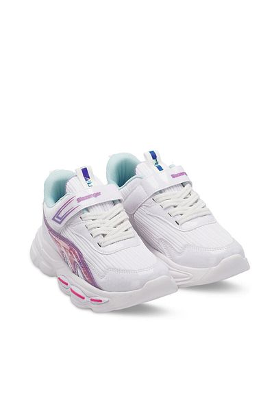 Slazenger Noela Girl's Sneaker Shoes White / Fuchsia