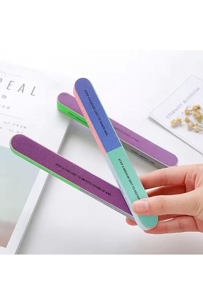 newnet 7-Way Colorful Paper File - Manicure-Pediküre Nail Polisher File