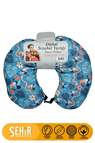 Şehir Online Mağazacılık Structură Viscoză Fibră confortabilă - Transpirație moale, Pernă pentru gât de călătorie