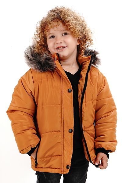 Merdia Boy's Hooded Welsoft Jacket - Water and Windproof