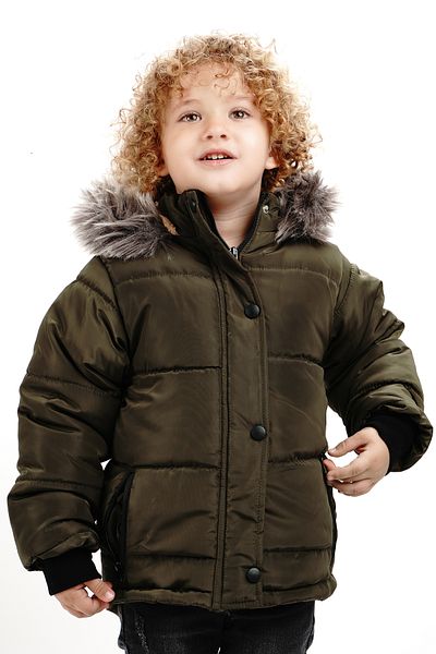 Merdia Boy's Hooded Welsoft Jacket - Water and Windproof