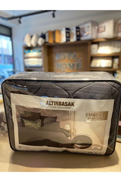 Altınbaşak Emboss Fitilli Gofreli Shadows Çift Kişilik Uyku Seti Altınbaşak