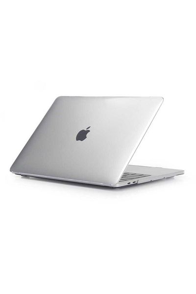 Megafox Teknoloji Apple MacBook Air مقاس 13.6 بوصة - غطاء كريستالي MSoft، عديم اللون، متوافق