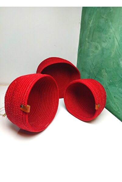 my doğa store Jüt Hasır Sepet Takımı