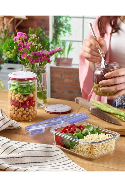Paşabahçe Lockie&Lock Blue Storage Container - 640 Cc, Single