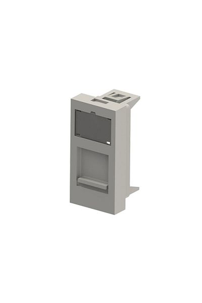 NE-AD 45x22.5 mm Data Tel. Cover Single White