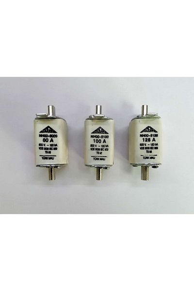 Doğan Bıcaklı Fuse 00 Size Nh Buşon 100 A Da_nhb02(nh00)