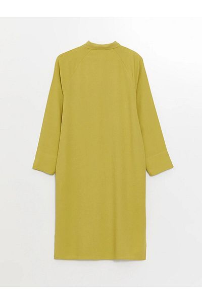 LC Waikiki LCW Modest Women's Tunic - Plain Linen Blended Shirt