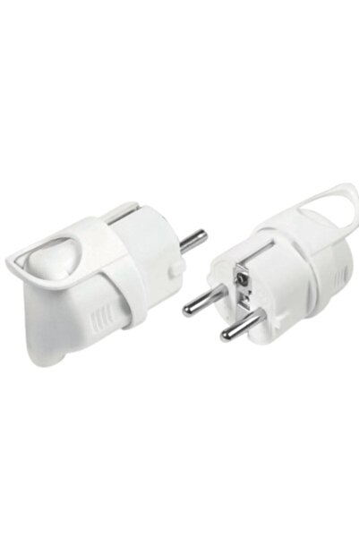 VİKO Kulplu Topraklı Erkek Fiş Beyaz 1 adet