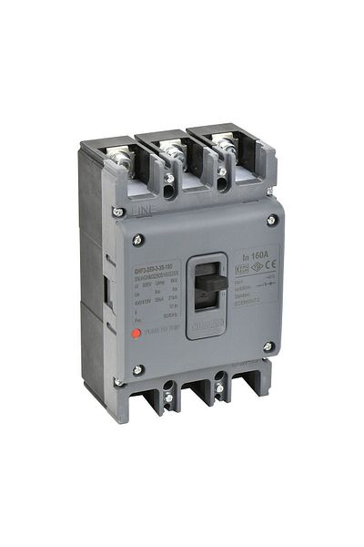 Günsan Elektrik التبديل المدمج3p 35ka ثابت 160a