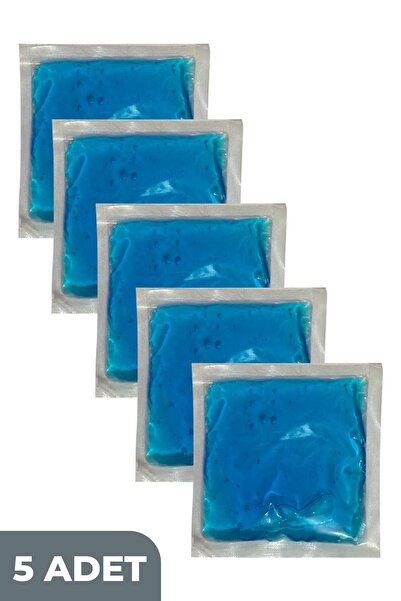 Flexy Medical Termojel Sıcak Soğuk Kompres Jel Buz Paketi, 5 Adet Soğutucu Jel Isıtıcı Jel Kompres 13cmx13cm