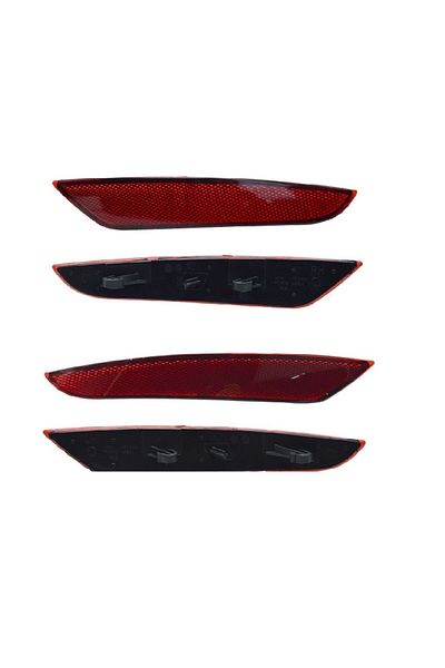 Wisco Volkswagen Golf 6 Compatible Rear Bumper Reflector Right - Left Set 5k0945105g 5k0945106g