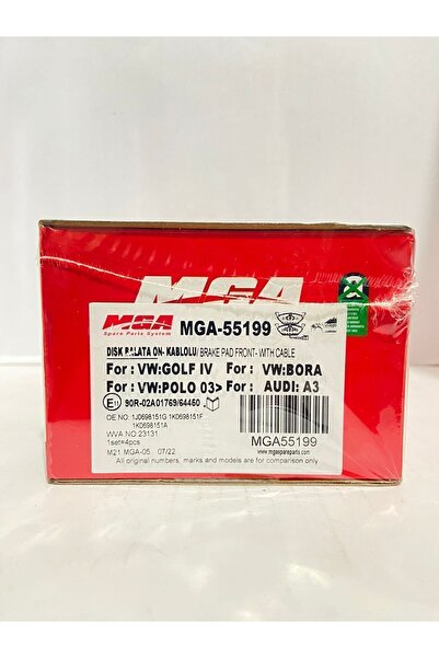 TDPART MGA Ön Fren Balatası VOLKSWAGEN GOLF BORA POLO AUDI A3 SKODA OCTAVIA R...