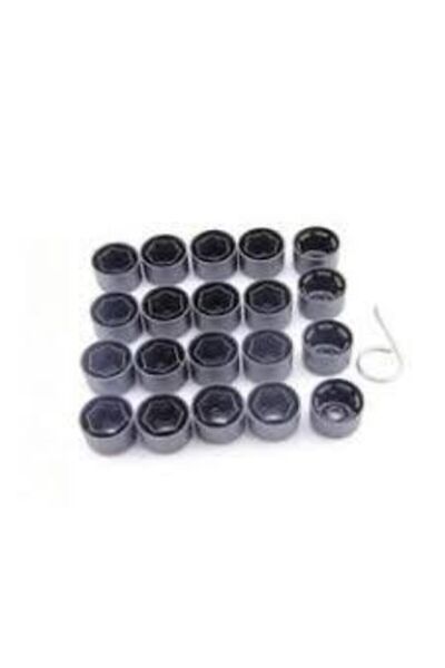 Genel Markalar Bijon Kapağı Caddy Golf 5 Golf 6 Jetta Passat Tiguan 16+4 Adet Şifreli Kapak Set Siyah