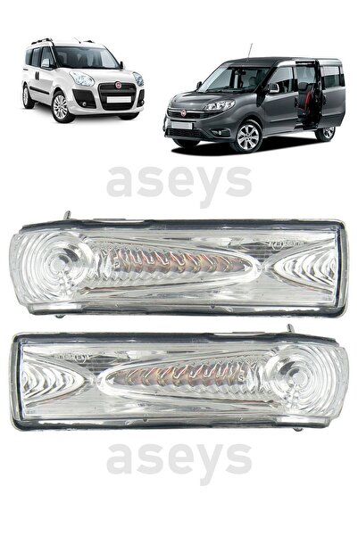 Kaya Doblo Sol Ve Sağ Ayna Sinyalleri Ikili Takım | Fiat Doblo 3-4 Uyumlu 717...