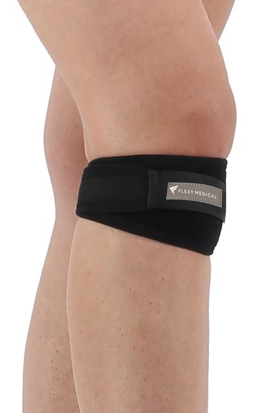 Flexy Medical Patella tendon stabilization tape athlete bandage silicone pad assisted and knee pain relief