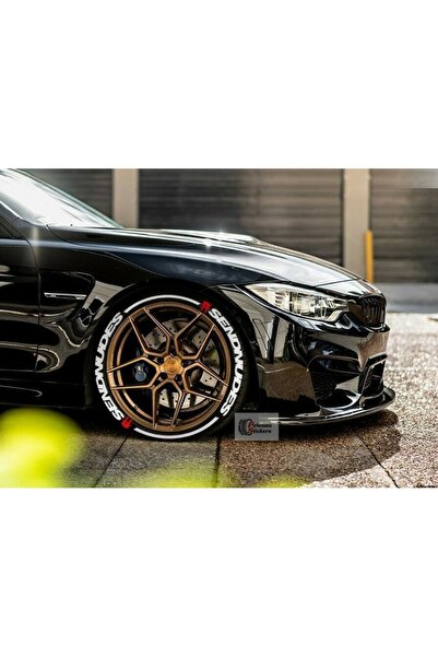 Performance Stickers Send Nudes+Kuyruk Lastik Yazısı Araç Lastik Stikeri 8adet Tüm Lastik Yanaklarına Uyumlu 25mm