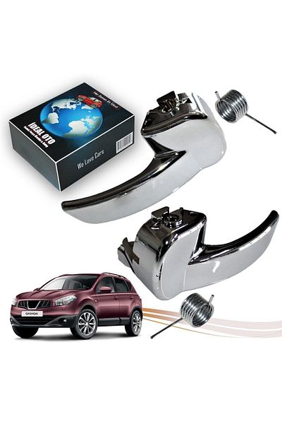 İDEAL OTOMOTİV مقبض الفتح الداخلي لنيسان قاشقاي 2007-2014 - الباب الأيسر والأيمن، متوافق مع 80670jd00e