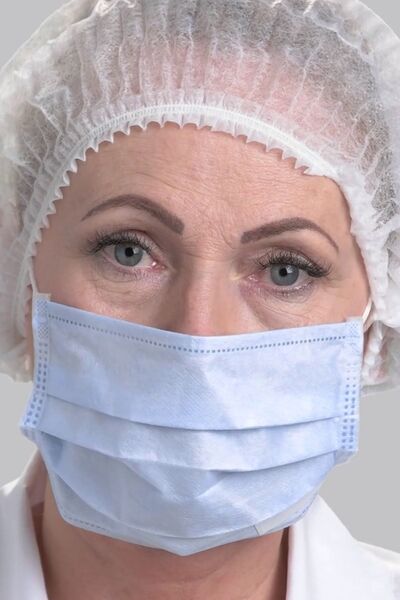 BEYAZ BONE 100 Adet Çift Lastik Büyük Ebat Sıkmaz Hava Geçirgen Tek Kullanıml...