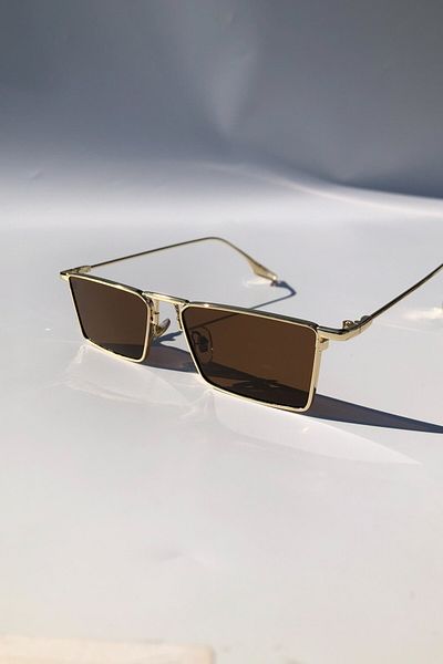 DSN Daisy Unisex Brown Sunglasses