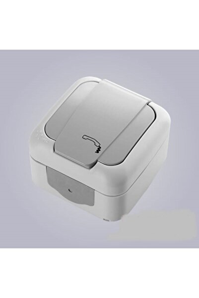 VİKO Palmiye Sıva Üstü Nemliyer Rj11 Nümeris Telefon Prizi